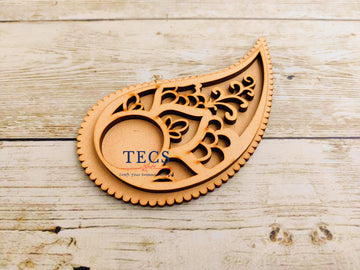 Intricate Paisley Tea Light Candle holder